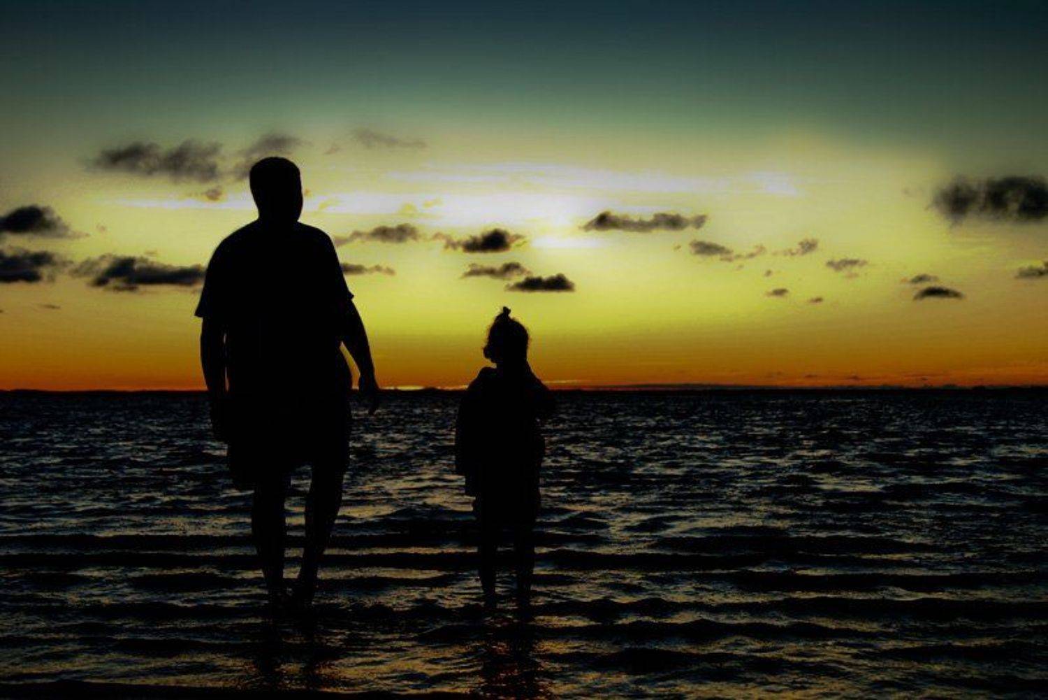 закат,море,север,люди, Евгений Баранников