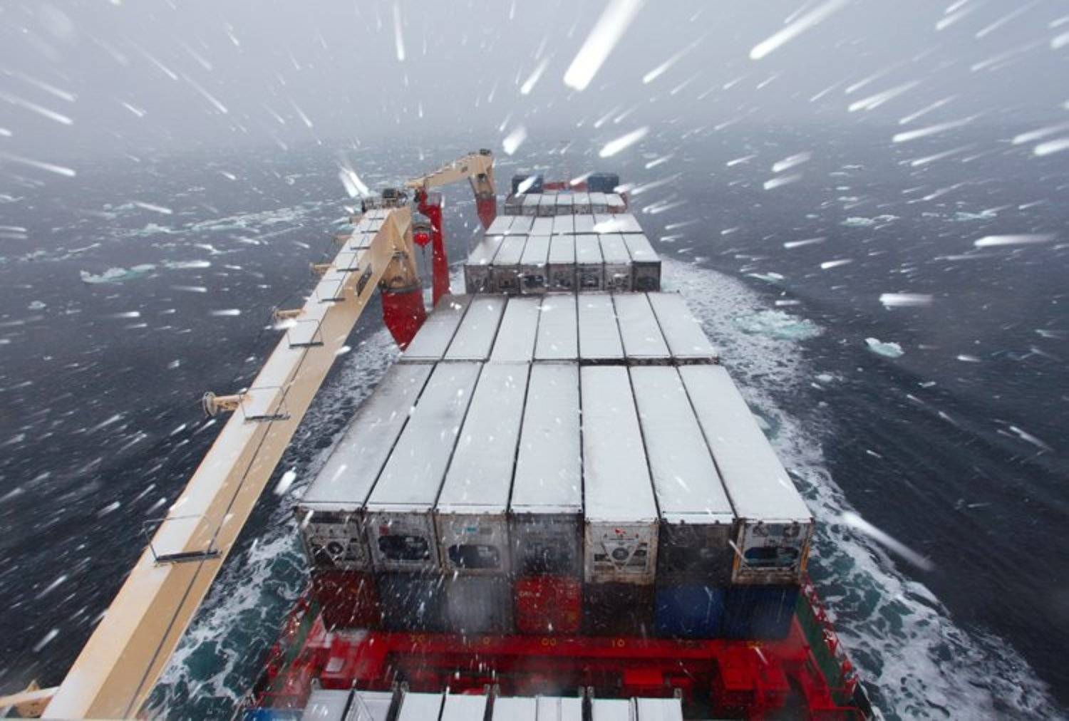 НЕЛЁГКАЯ ДОРОГА ДОМОЙ. Автор: Leonid Shvarts снегопад, надежда, карское море, Leonid Shvarts