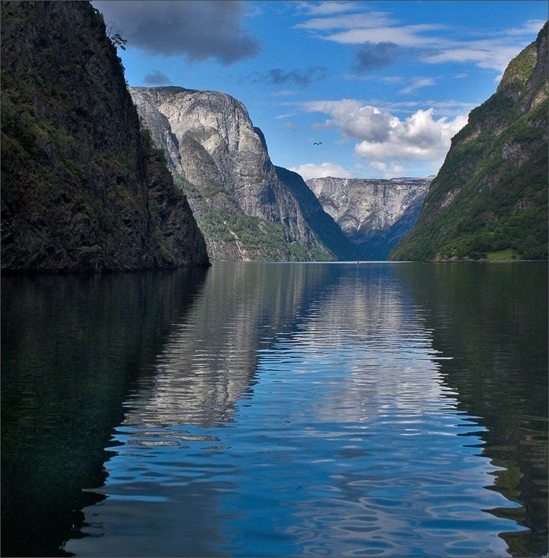 норвегия, фьорд водный путь (Клепсидра)photo preview