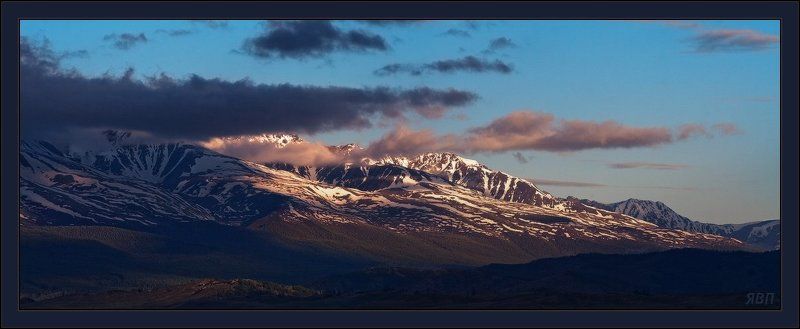 алтай, курай, горы, утро Утро Курайской степи фото превью