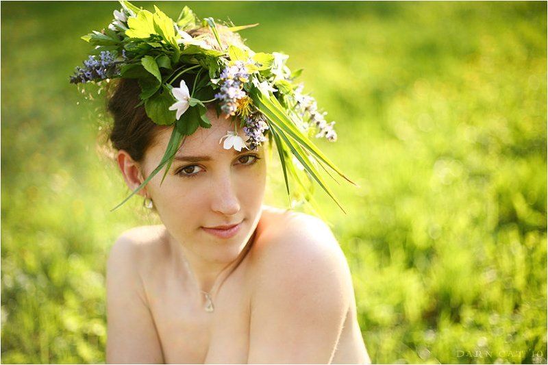 летняя, фея, лето, венок, настроение Летняя фея фото превью