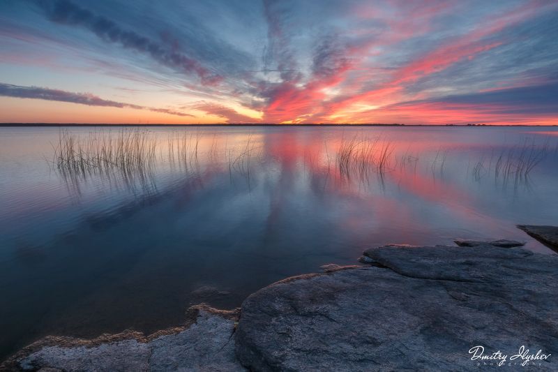 пейзаж, россия, рассвет, природа, челябинская область аллаки, урал, отражение, озеро звезда рассветаphoto preview