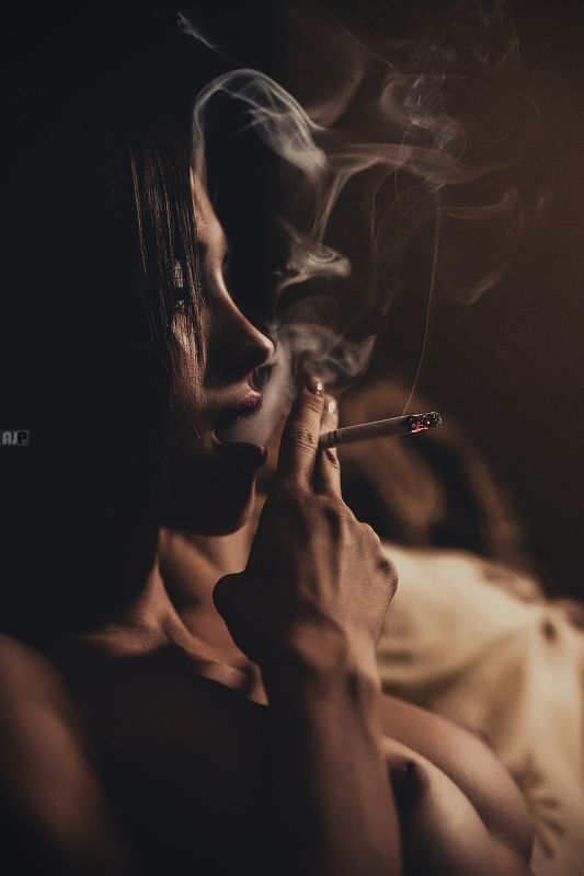 sexy, body, light, model, nude, art, boudoir, erotic, smoke Smokephoto preview