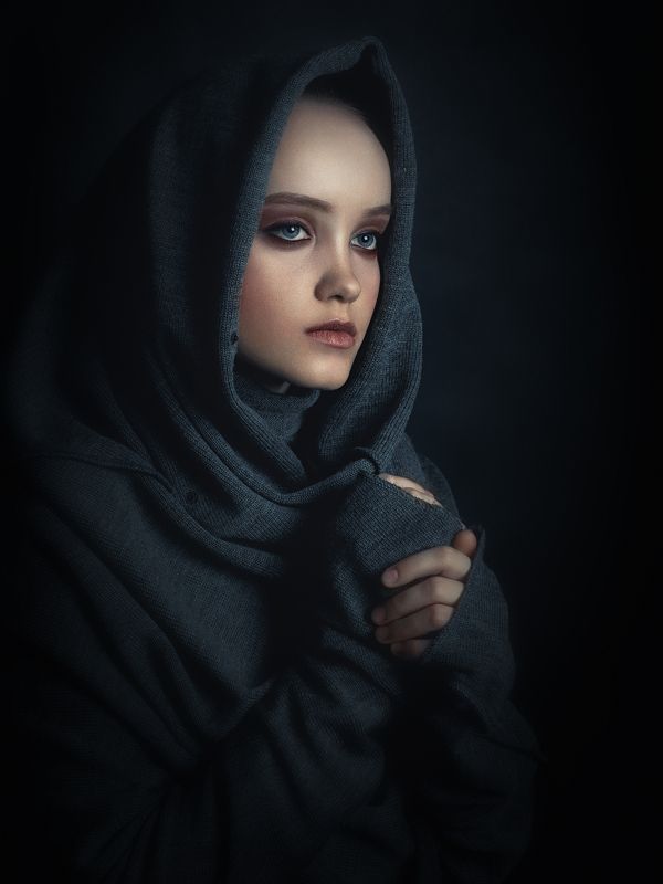 #портрет, #девушка, #готика, #взгляд, #молитва, #жанр, #art, #portrait, #prayer, #gothic Всякое творчество есть по сути своей молитва.photo preview