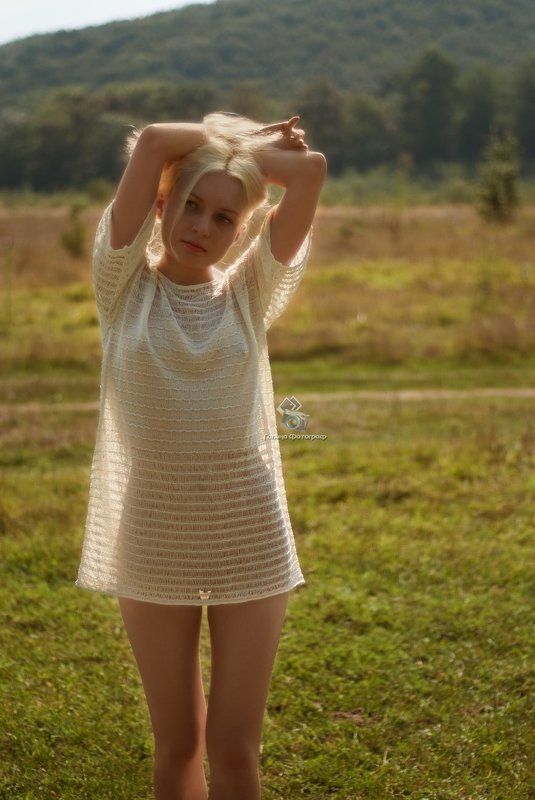 девушка, фотосессии на природе, фотографы краснодара, утро, контровый свет Доброе утро!photo preview
