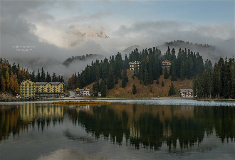 Мизурина, Доломиты, Misurina, Dolomites, Tre Cime Мизуринская идиллияphoto preview