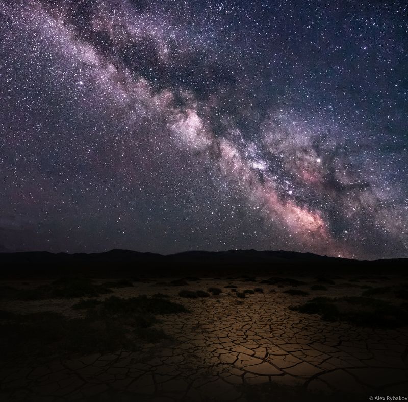 ночь, гоби, млечный путь, звезды, Млечный путь над Гобиphoto preview