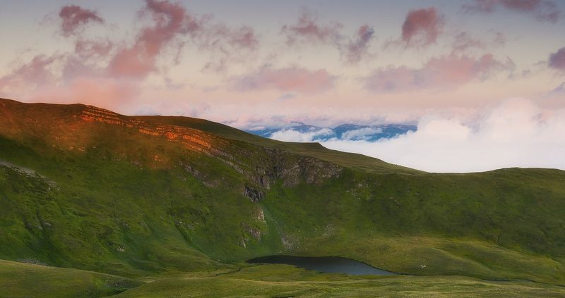 утро, рассвет, озеро, нижние, бамбакское, осень, сентябрь УТРО НОВОГО ДНЯ .photo preview