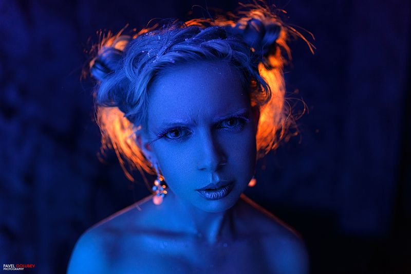 golubevphoto, neon, blue, girl, beauty, beautiful, photooftheday, 35mm, tfp, тфп, питер, петербург, спб, petersburg, spb I\'m bluephoto preview