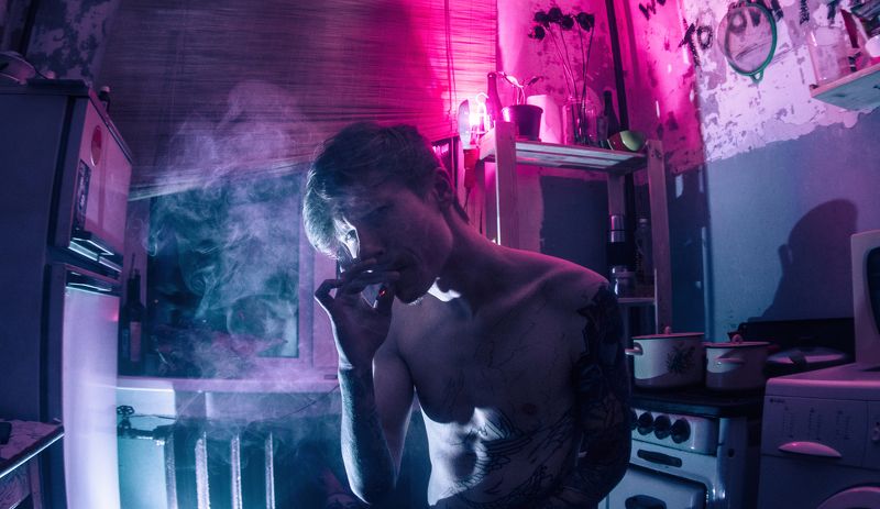 портрет Retrowavephoto preview