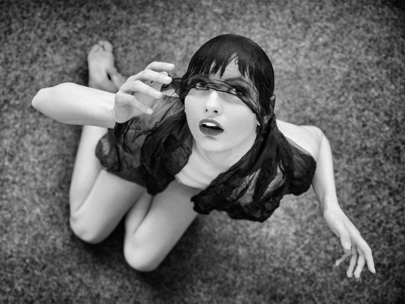 nude girl woman bw akt ню арт портрет крик / screamphoto preview