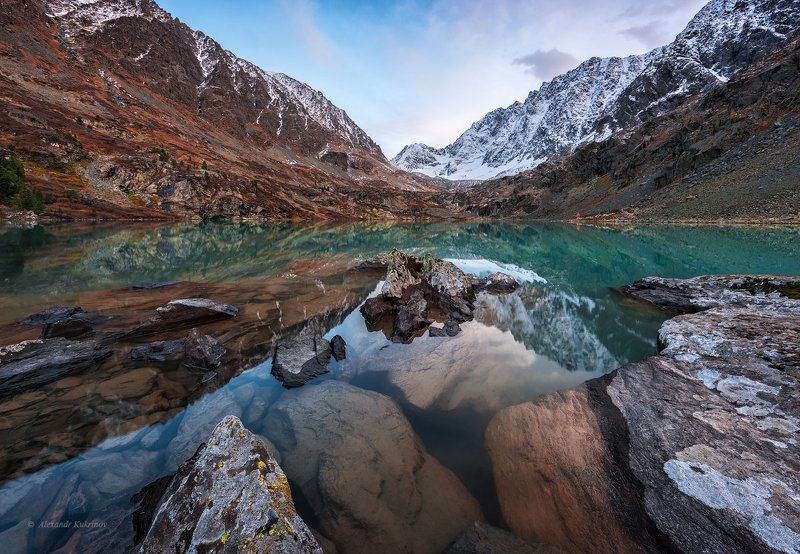пейзаж, алтай, куйгук Озеро Куйгук. фото превью