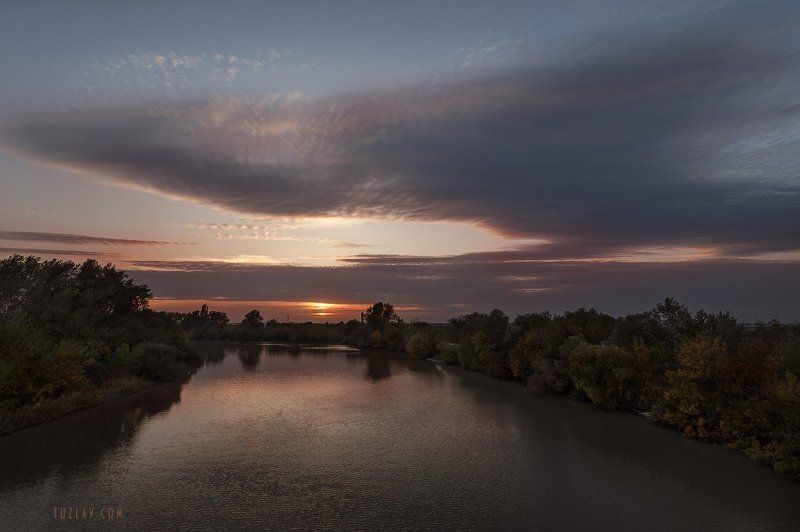кубань, октябрь, кубанские закаты, таманский полуостров, темрюк Октябрьский закатphoto preview