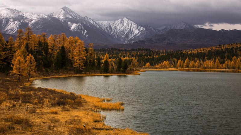 киделю, алтай, осень оз. Киделю, Республика Алтайphoto preview