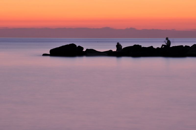 природа, пейзаж, вечер, путешествия, сочи, камни, море Вечер у моряphoto preview