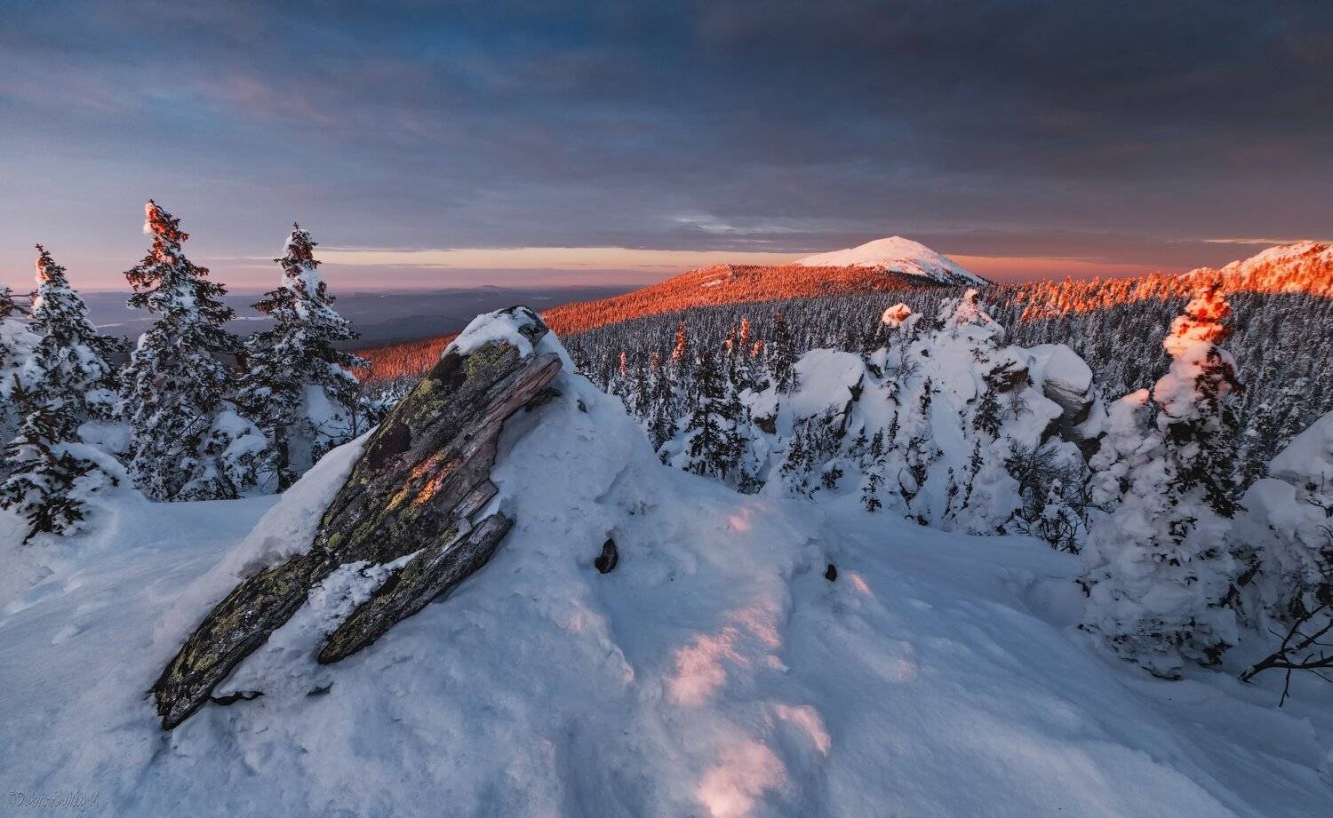 Круглица в вечернем свете. Автор: Михаил Дубровинский таганай, южный урал, урал, круглица, Михаил Дубровинский