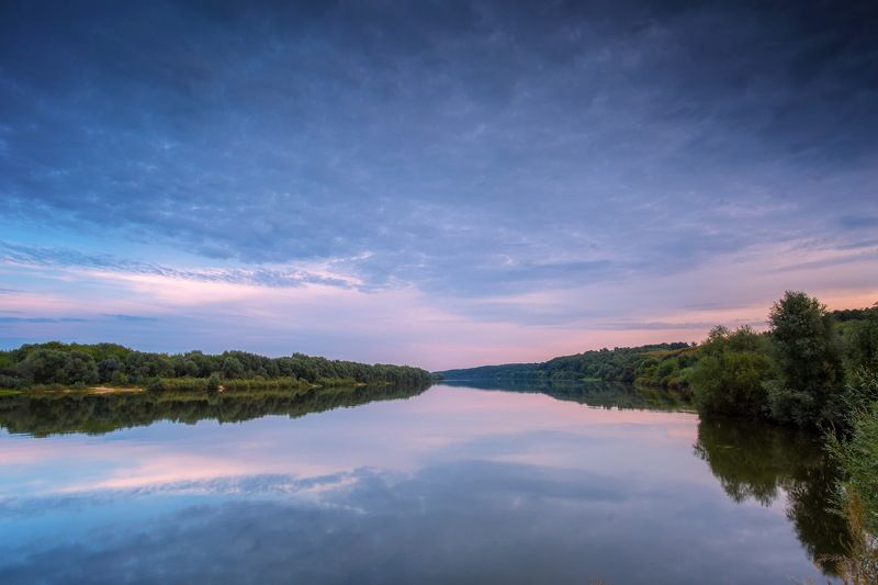 ока, река, луховицы, закат, небо, вода, пейзаж Закат на Океphoto preview