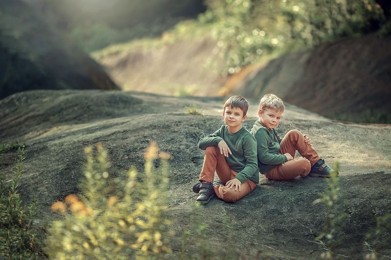 дети, портрет, семья Павел и Владphoto preview