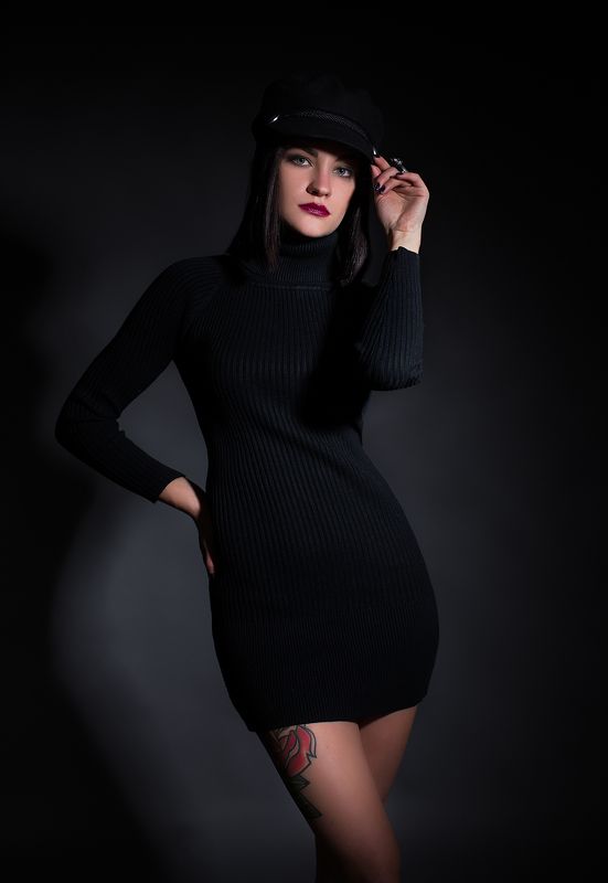 девушка студия мода портрет Александраphoto preview