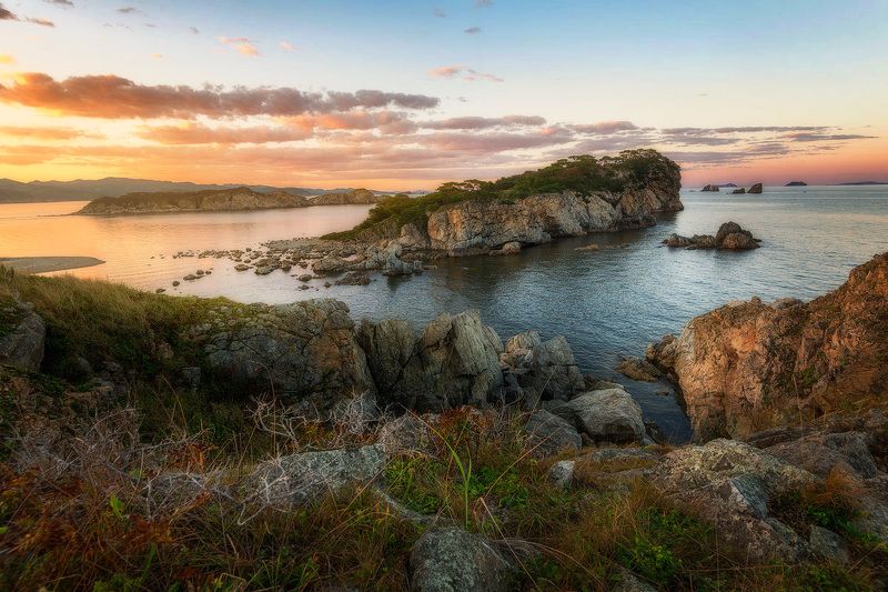 приморский край, заповедник, рассвет, море, солнце Заповедные мотивыphoto preview