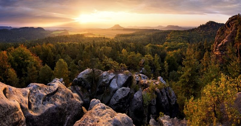 Saxon Switzerland autumn..photo preview