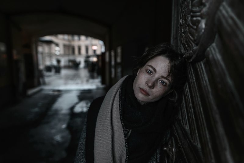 портрет, девушка, глаза, мрак, грусть Mariaphoto preview