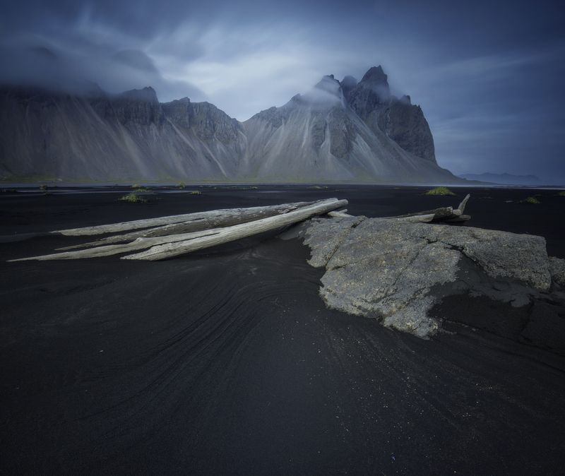 mountain, landscape, nature, foreground, blue, light, iceland, filters Differentphoto preview