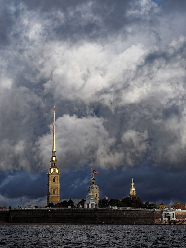 город, пейзаж, небо, осень, октябрь, Санкт-Петербург, тучи, красота О небеphoto preview