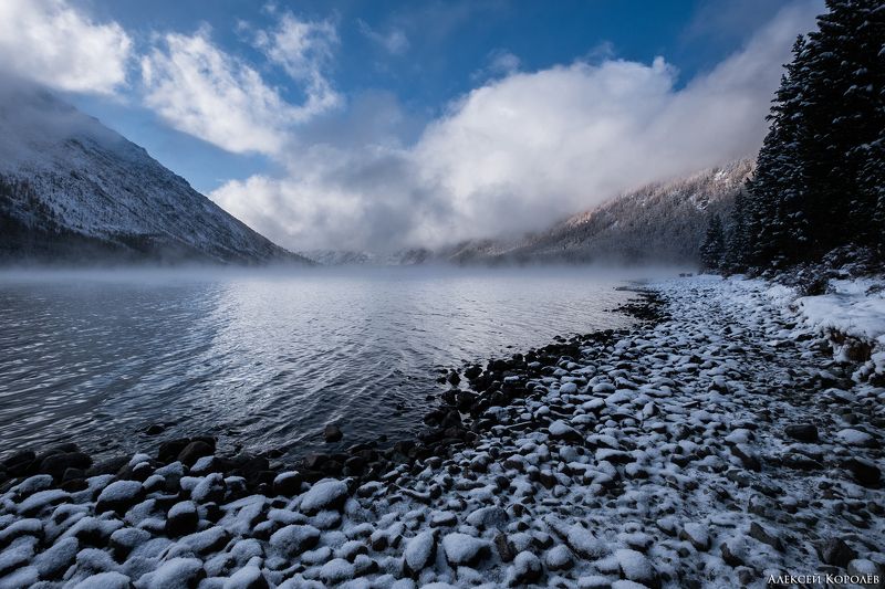 алтай, сибирь, россия, пейзаж, природа, озеро, снег, мультинские озера, горы, altai, siberia, russia, landscape, nature, lake, snow, multa lakes, mountains После снегопада 1photo preview