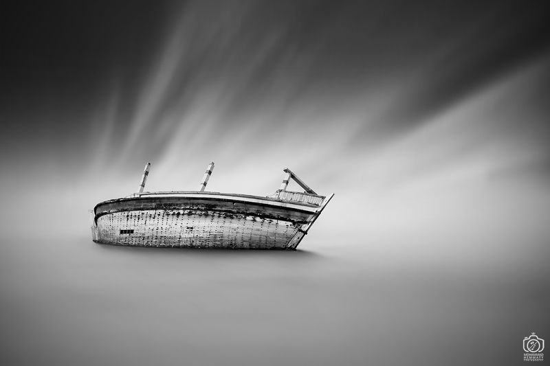longexposure , sea , nature , strong , blackandwhite , life , ship , alone , canon , lonely , world ,photography , tired , fineart , dhow , canon80d broken dhowphoto preview
