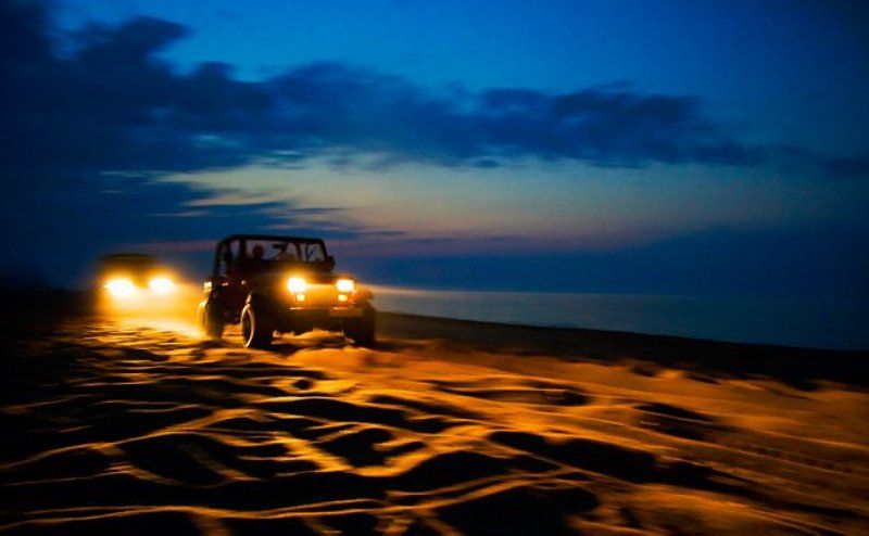 джиппинг, песок, ночь, море Beach Racing фото превью