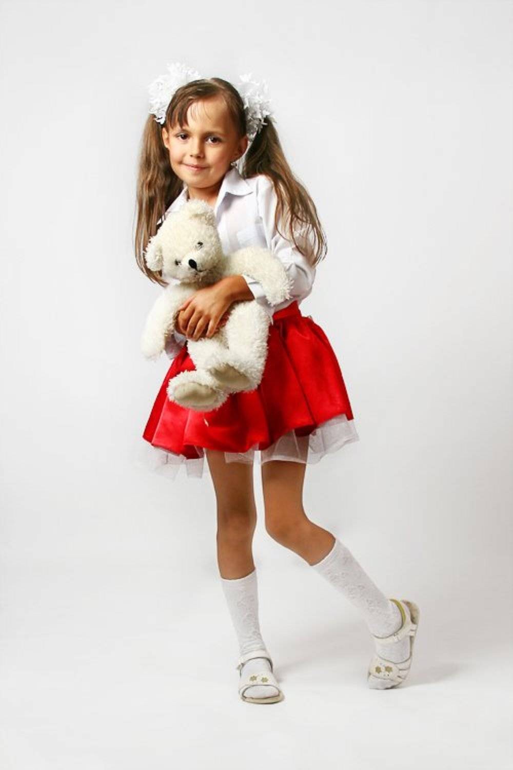 девочка, медведь, игрушка, студия, Павел Круглик