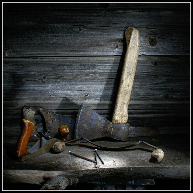 световая кисть, натюрморт Топорный этюдphoto preview