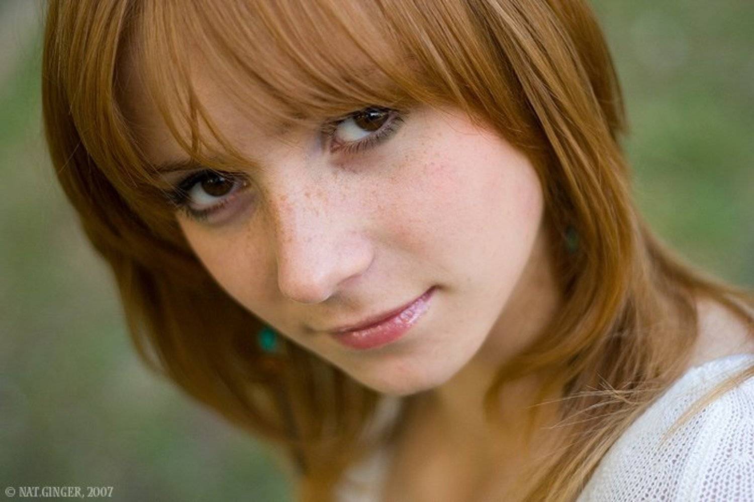 портрет, настя, племянница, девушка, красивое, Ginger