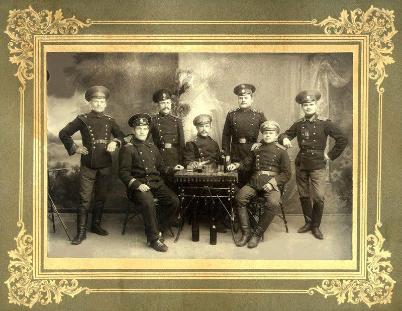 из старого, офицер, солдаты царской россии Бравы ребятушкиphoto preview