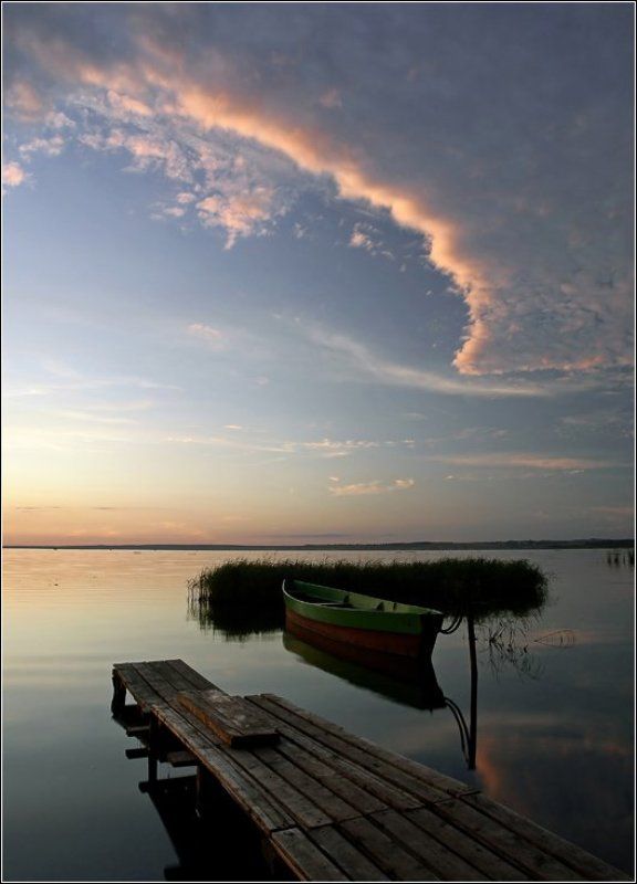 вечер, лодка, переславль, залесский, плещеево, озеро Вечерняя прогулка у озераphoto preview