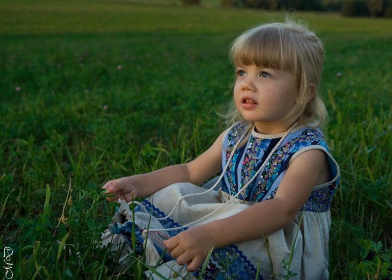 надежда,ребенок,принцесса,портрет,лето,поле,трава С Надеждой  в будущееphoto preview