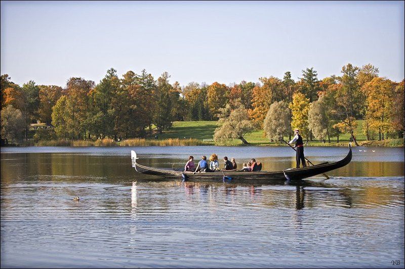 пушкин, осень, гондола осенние прогулкиphoto preview