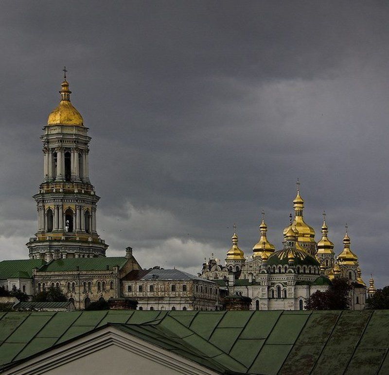 киев,лавра,гроза *** фото превью
