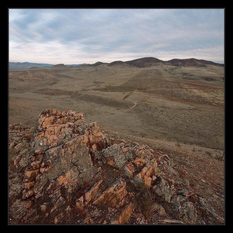 бурятия, степь, небо, горы Тайные тропы Вертунаphoto preview