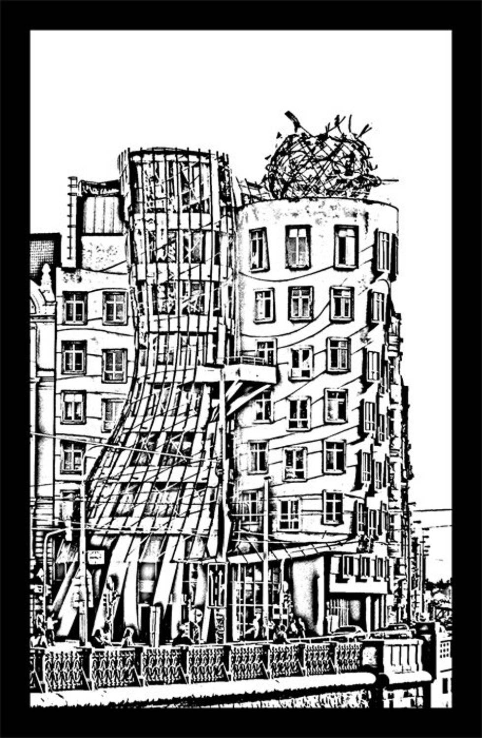 Танец на набережной. Автор: Раевская Ольга прага, Раевская Ольга