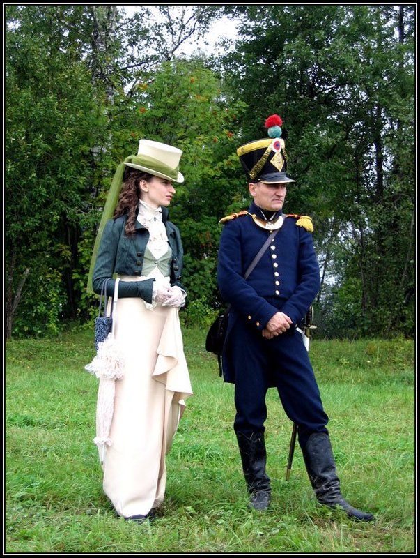 дама, офицер, бородино О, прекрасная дама... фото превью