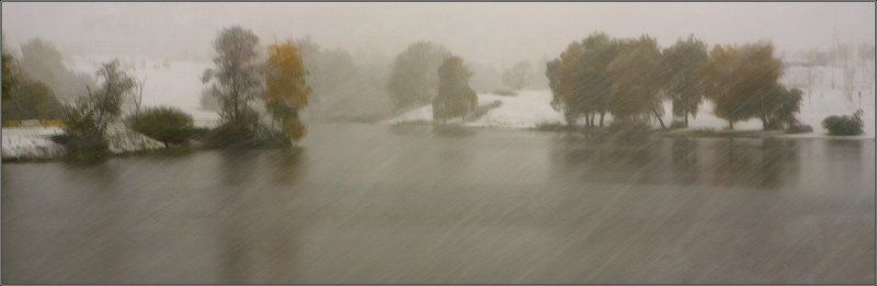 москва парк снег зима снегопад Первый снег, немного с опазданиемphoto preview