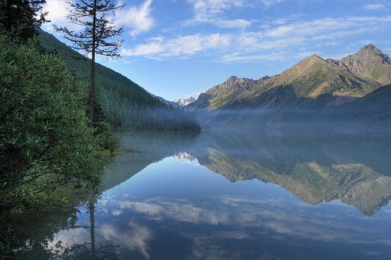 алтай, озеро, кучерлинское, утро, 7:30 Кучерлинская благодатьphoto preview