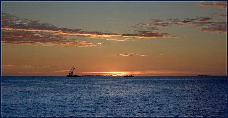 финский залив, вода, закат ***photo preview