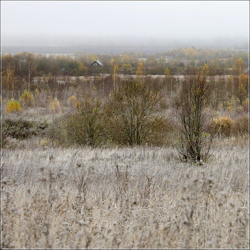 старая ладога, окулово, осень, иней осенние перспективыphoto preview