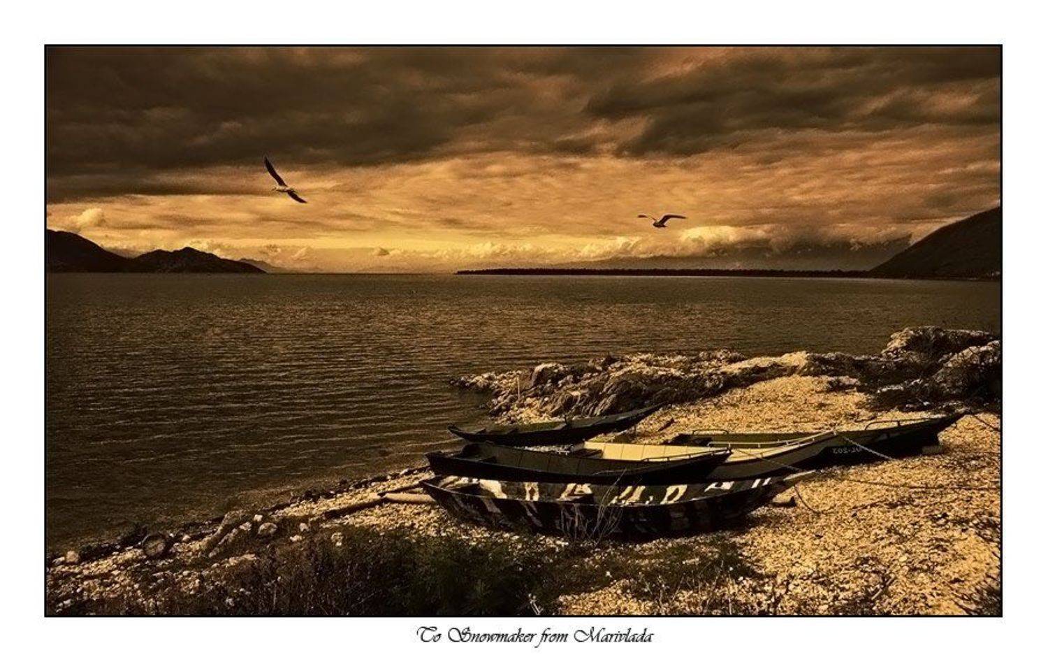 Причальный.... Автор: Марина Машевски подарок, Марина Машевски