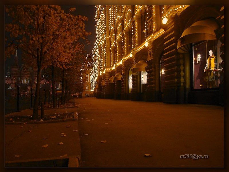 ночь, город, москва, гум, огни, m506 ГУМ, ночьphoto preview