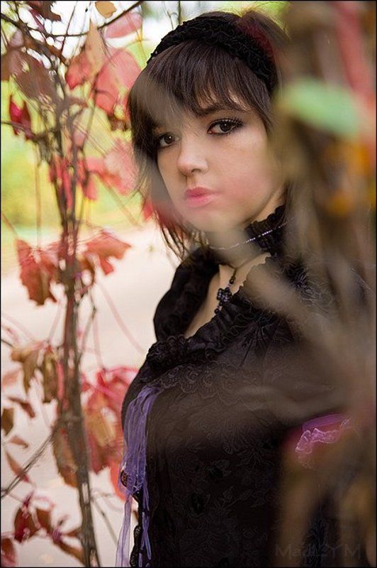 du, gothic, lolita, портрет, девушка, костюм, осень Lolita #2photo preview