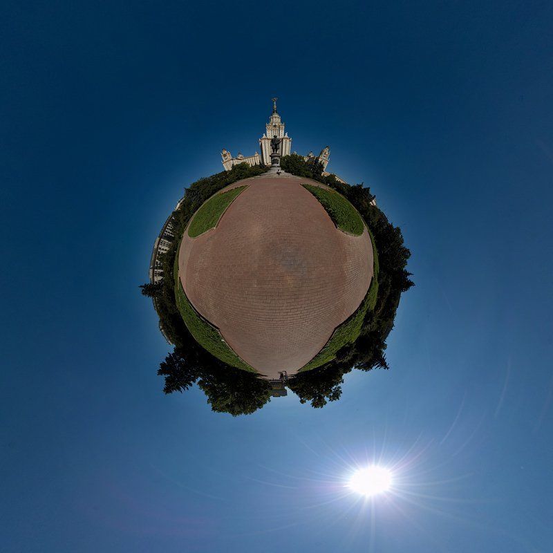 мгу, глобус, планета, панорама Глобус МГУphoto preview